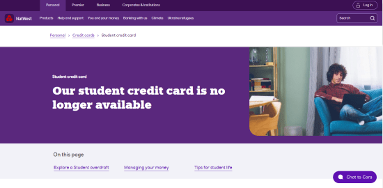 NatWest-Studentenkreditkarte