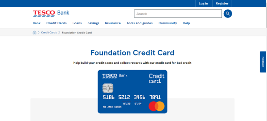 Tesco Foundation Credit Card