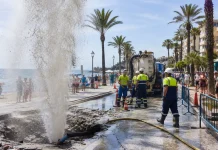Benalmádena Water Leak: Burst Main Turns Costa Del Sol Sea Brown Benalmádena Water Leak