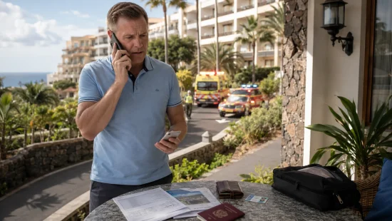 What Should UK Tourists Do First During an Emergency in Tenerife
